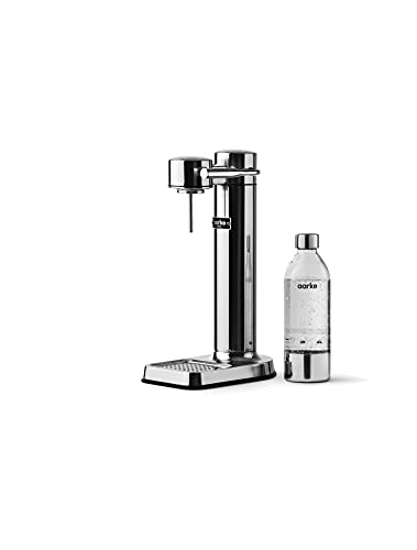 Aarke Carbonator 3 – Edelstahl Finish, inkl. 2 BPA-freie Flaschen