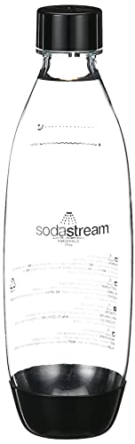 SodaStream Ersatzflaschen – Fuse DuoPack, 2x 1L PET, Schwarz