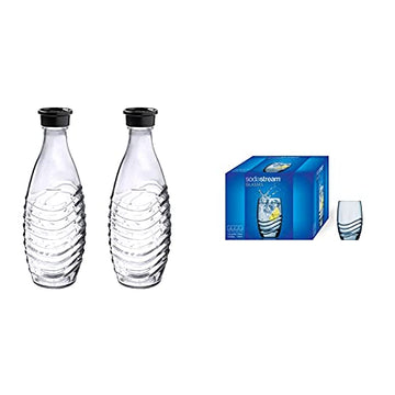 SodaStream Glaskaraffen + Rastal Set – 2x 0,615L + 4 Trinkgläser