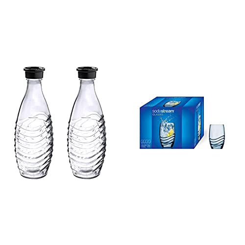 SodaStream Glaskaraffen + Rastal Set – 2x 0,615L + 4 Trinkgläser
