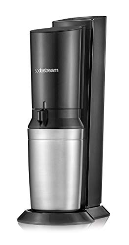 SodaStream Crystal 2.0 – Titan/Silber, CO₂-Zylinder + 2 Glaskaraffen