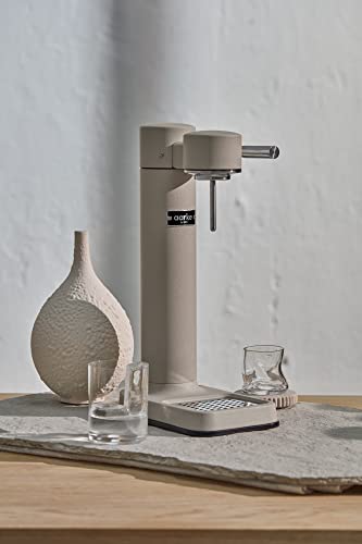 Aarke Carbonator 3 – Sand Finish, 2 BPA-freie Flaschen
