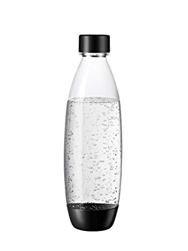 SodaStream Ersatzflaschen – Fuse DuoPack, 2x 1L PET, Schwarz