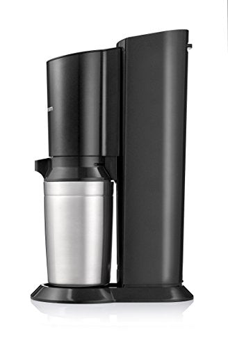 SodaStream Crystal 2.0 Umsteiger – Titan, 1 Glaskaraffe, ohne CO₂