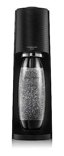 SodaStream Terra – Schwarz, 1L PET-Flasche + 60L CO₂ Quick Connect