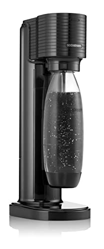SodaStream Gaia – Schwarz, CO₂-Zylinder + 1L PET-Flasche