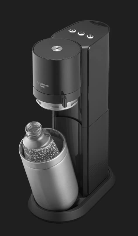 SodaStream E-Duo – Titan, elektrisch, CO₂, Glas & 2x PET-Flaschen