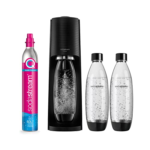 SodaStream Terra Promopack – Schwarz, CO₂ + PET-Flasche