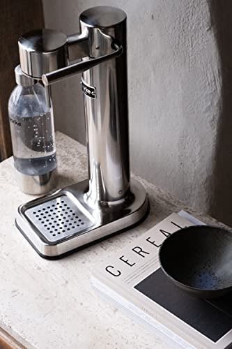 Aarke Carbonator 3 – Edelstahl Finish, inkl. 2 BPA-freie Flaschen
