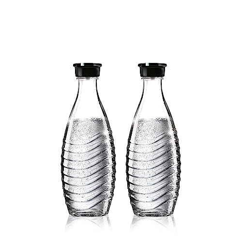 SodaStream DuoPack – 2x 0,6L Glaskaraffen für Crystal/Penguin
