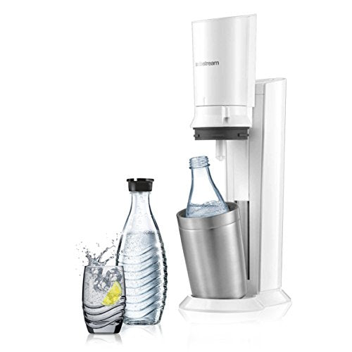 SodaStream Crystal 2.0 – Weiß, CO₂-Zylinder + 0,6L Glaskaraffe