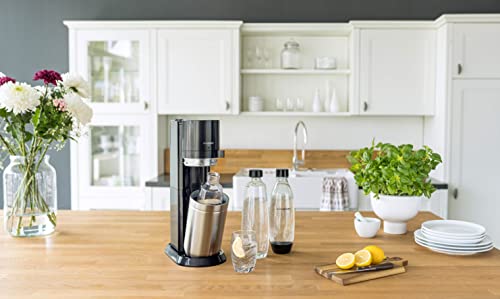 SodaStream Ersatzflaschen – Fuse DuoPack, 2x 1L PET, Schwarz