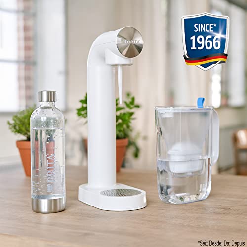 BRITA sodaONE – Weiß, inkl. CO₂-Zylinder & BPA-freier PET-Flasche