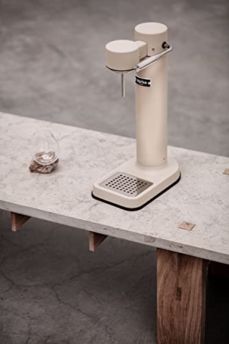 Aarke Carbonator 3 – Sand Finish, 2 BPA-freie Flaschen