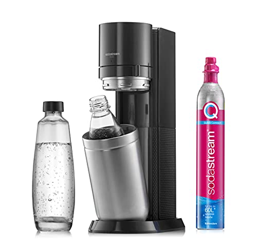 SodaStream QC-Reservepack – Pink, 60L CO₂ & 1L Glasflasche