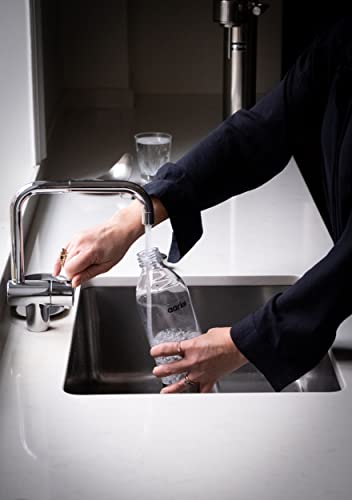 Aarke PET-Flaschen – 2er-Pack, 800ml, Edelstahl-Details