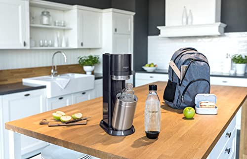 SodaStream Duo Umsteiger – Titan, ohne CO₂, 1x Glas & 1x PET-Flasche