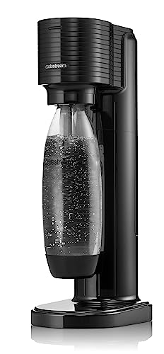 SodaStream Gaia – Schwarz, CO₂-Zylinder + 1L PET-Flasche