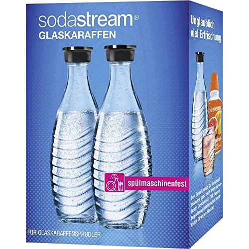 SodaStream Glaskaraffen Doppelpack – 2x 0,6L für Crystal/Pinguin