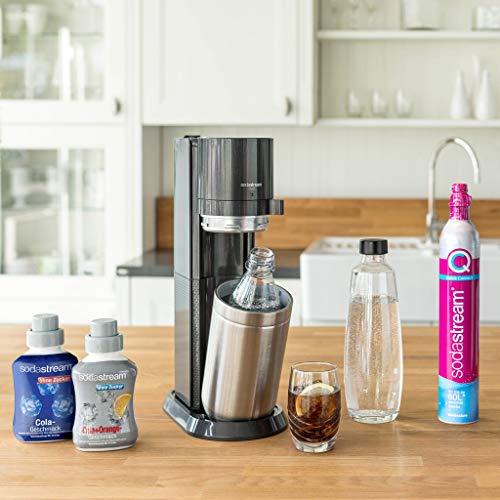 SodaStream Duo Umsteiger – Titan, ohne CO₂, 1x Glas & 1x PET-Flasche