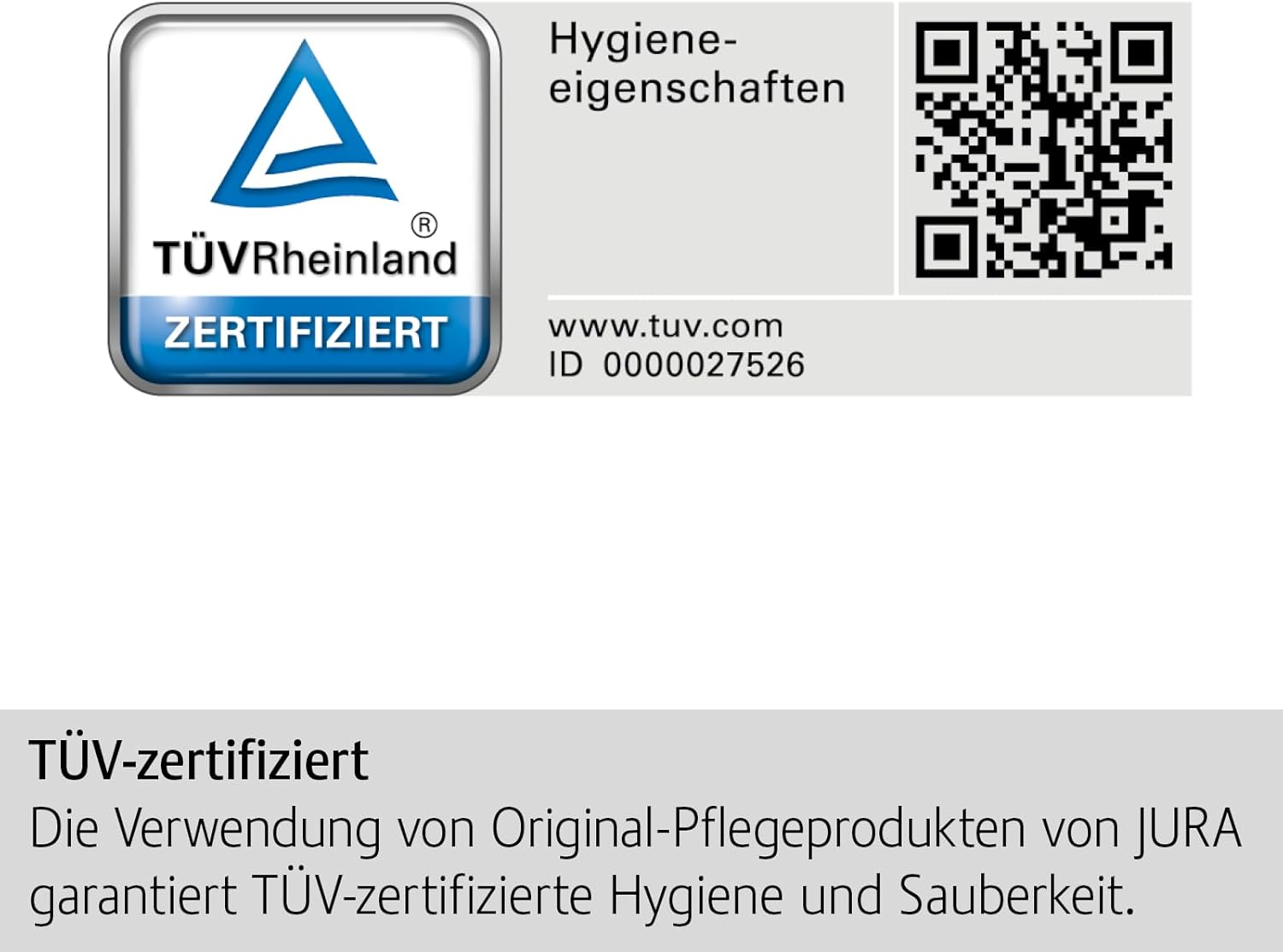 JURA original - CLARIS Smart+ Filterpatrone mit automatischer Filtererkennung - TÜV-zertifizierte Hygiene - 3er-Pack - 24233, Grau