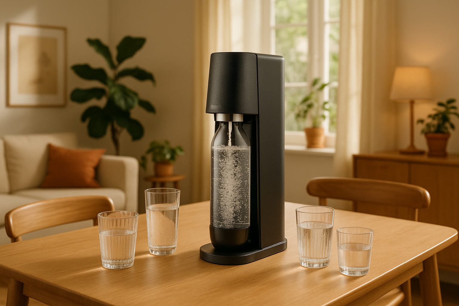 table and wassersprulder and cups and good place in house1621243260e1af0c20-0